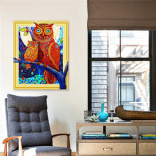 Load image into Gallery viewer, Artistic Owl Family - Special Diamond Painting