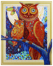 Load image into Gallery viewer, Artistic Owl Family - Special Diamond Painting