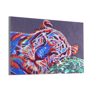 Colorful Sleeping Tiger - Special Diamond Painting