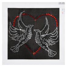 Load image into Gallery viewer, Shiny Heart Pigeons - Special Diamond Painting