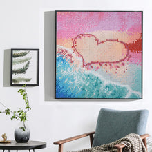 Load image into Gallery viewer, Love Heart at Beach - Special Diamond Painting
