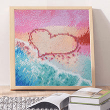 Load image into Gallery viewer, Love Heart at Beach - Special Diamond Painting