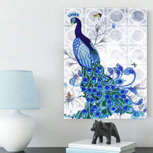 Load image into Gallery viewer, A Blue Peacock - Special Diamond Painting