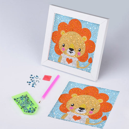 Cute Little Lion - Special Diamond Painting