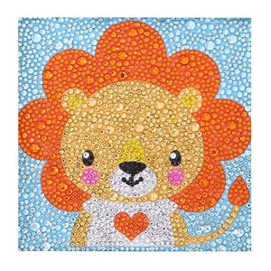 Cute Little Lion - Special Diamond Painting