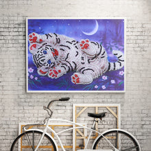 Load image into Gallery viewer, Cute Little White Tiger - Special Diamond Painting