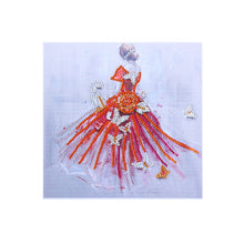 Load image into Gallery viewer, Girl in Red Dress - Special Diamond Painting