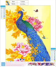 Load image into Gallery viewer, Naturistic Peacock - Special Diamond Painting