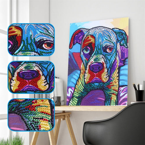 Colorful Dog - Special Diamond Painting