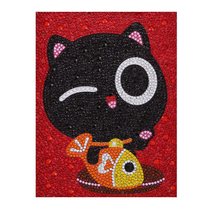 Adorable Black Cat - Special Diamond Painting