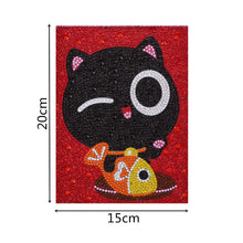 Load image into Gallery viewer, Adorable Black Cat - Special Diamond Painting