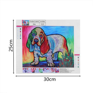 Colorful Little Dog - Special Diamond Painting