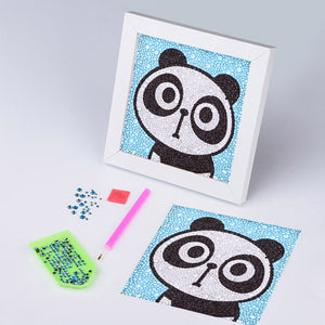 Adorable Panda is Surprised - Special Diamond Painting