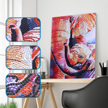 Load image into Gallery viewer, Adorable Elephant Family -  Special Diamond Painting
