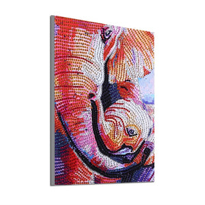 Adorable Elephant Family -  Special Diamond Painting