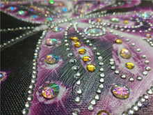Load image into Gallery viewer, Glowing Butterfly Portrait - Special Shaped Diamond Painting