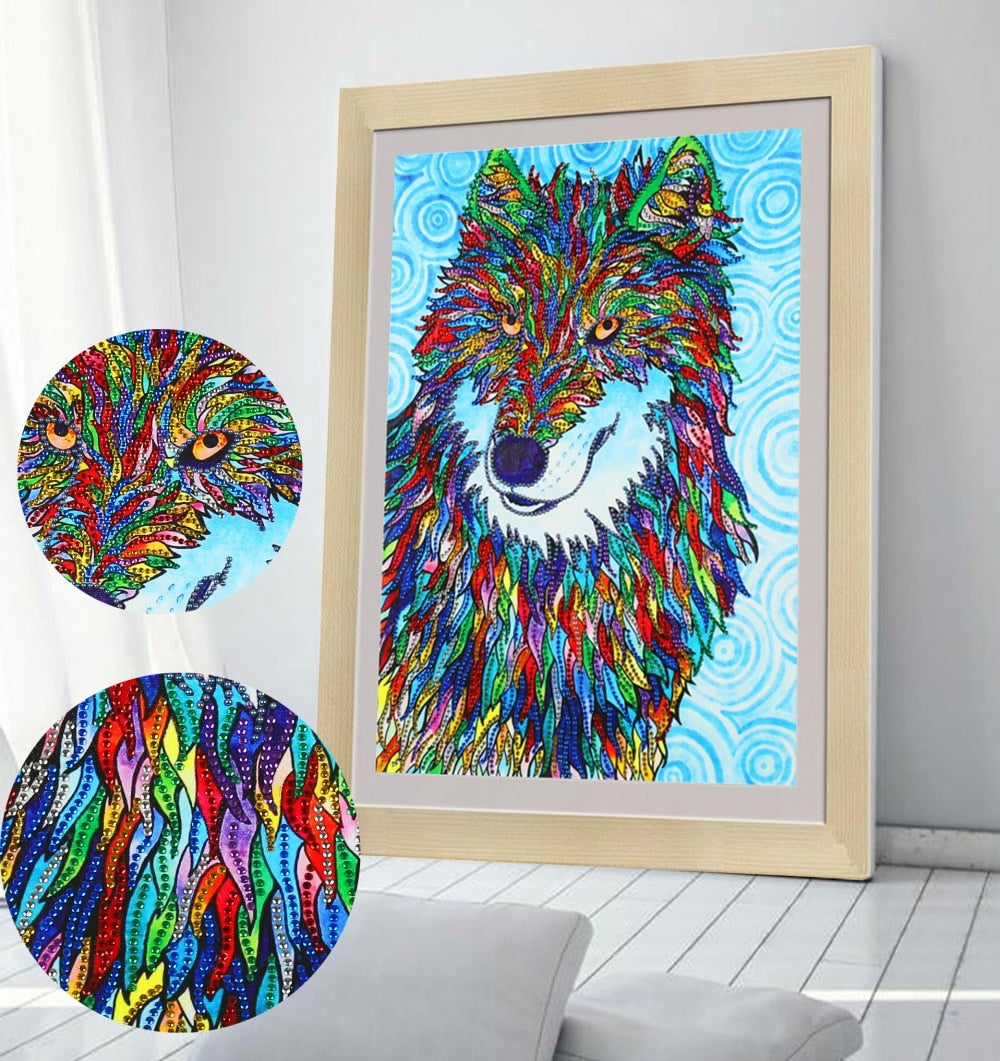 Crystal Wolf - Special Diamond Painting