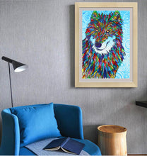 Load image into Gallery viewer, Crystal Wolf - Special Diamond Painting