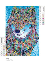 Load image into Gallery viewer, Crystal Wolf - Special Diamond Painting