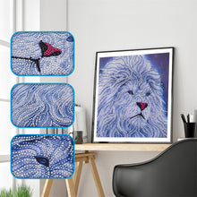 Load image into Gallery viewer, White Lion - Special Diamond Painting