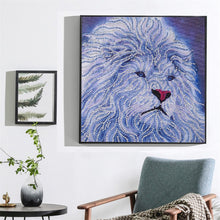 Load image into Gallery viewer, White Lion - Special Diamond Painting