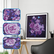 Load image into Gallery viewer, Purple Rose - Special Diamond Painting