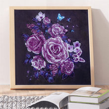 Load image into Gallery viewer, Purple Rose - Special Diamond Painting