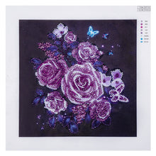 Load image into Gallery viewer, Purple Rose - Special Diamond Painting