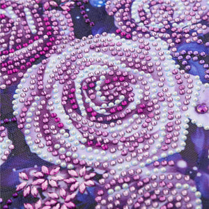 Purple Rose - Special Diamond Painting