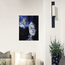 Load image into Gallery viewer, Night Wolves - Special Diamond Painting