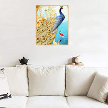 Load image into Gallery viewer, Golden Feather Peacock - Special Diamond Painting