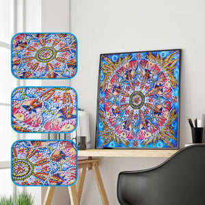 Abstract Flower Art - Special Diamond Painting