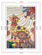 Load image into Gallery viewer, Abstract Egyptian Cat Art - Special Diamond Painting