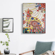 Load image into Gallery viewer, Abstract Egyptian Cat Art - Special Diamond Painting