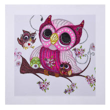 Load image into Gallery viewer, Happy Owls - Special Diamond Painting