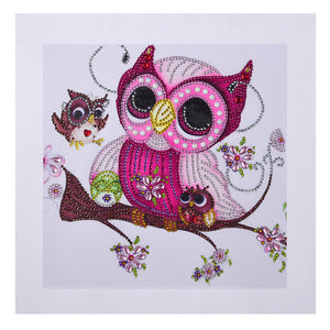 Happy Owls - Special Diamond Painting