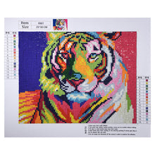 Load image into Gallery viewer, Colorful Tiger - Diamond Paintings