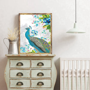 Peacock in Wild -  Special Diamond Painting