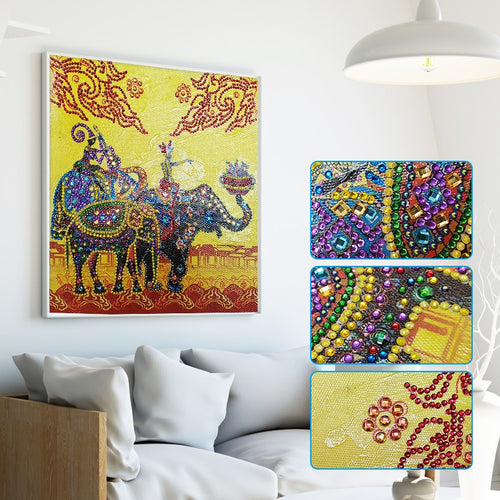 Indian Royal Elephant - Special Diamond Painting