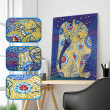 Load image into Gallery viewer, Egyptian Yellow Cat - Special Diamond Painting
