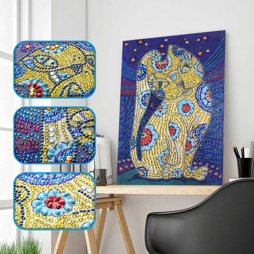Egyptian Yellow Cat - Special Diamond Painting