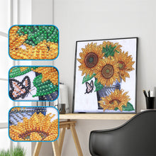 Load image into Gallery viewer, Vase of Sunflowers - Special Diamond Painting