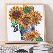Load image into Gallery viewer, Vase of Sunflowers - Special Diamond Painting