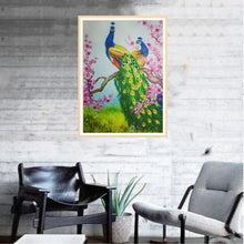 Load image into Gallery viewer, Peacock Pair - Special Shaped Diamond