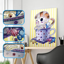 Load image into Gallery viewer, Winking Kitten - Special Diamond Painting
