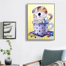 Load image into Gallery viewer, Winking Kitten - Special Diamond Painting