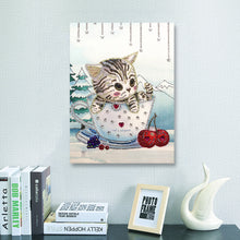 Load image into Gallery viewer, A Kitten Cup - Special Diamond Painting