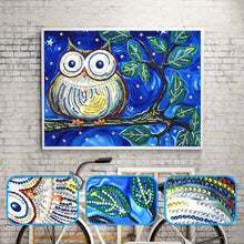Load image into Gallery viewer, Owl with Big Eyes - Special Diamond Painting