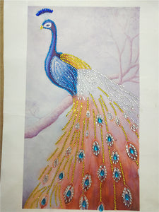 Eye Catching Peacock - Special Diamond Painting