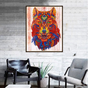 Ancient Mythical Wolf - Special Diamond Painting